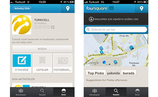 Foursquare Turkcell