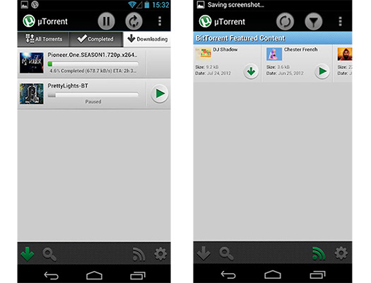 µTorrent Beta Torrent App