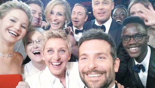 oscar selfie