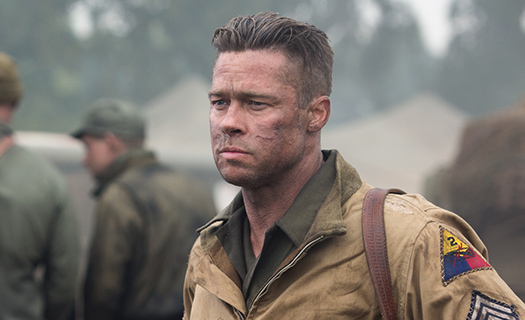 brad pitt, fury