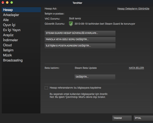 Steam Beta