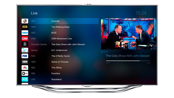 Apple TV interface concept