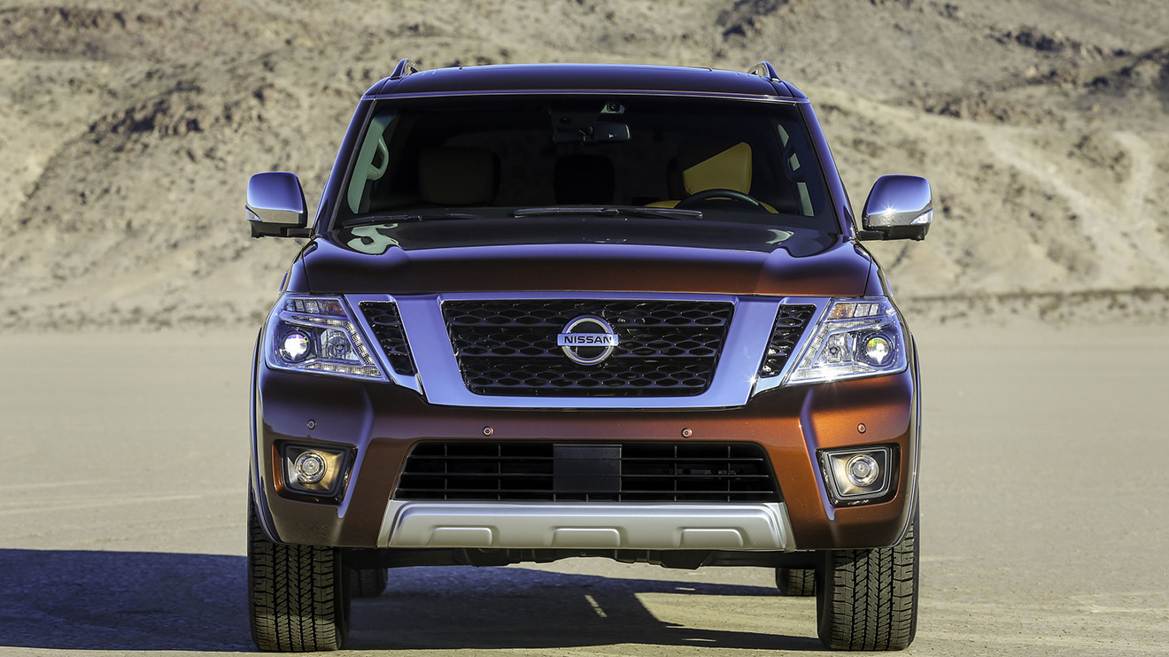 SUV s n f nda yeni soluk Nissan Armada LOG