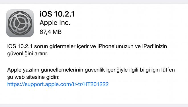 iOS 10.2.1