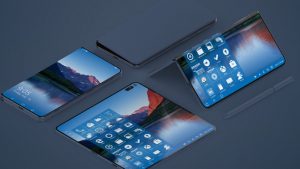 Huawei katlanabilir ekranlı telefon