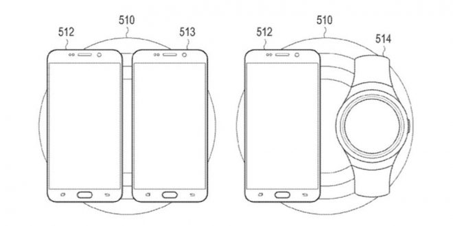 Samsung kablosuz şarj standı patent