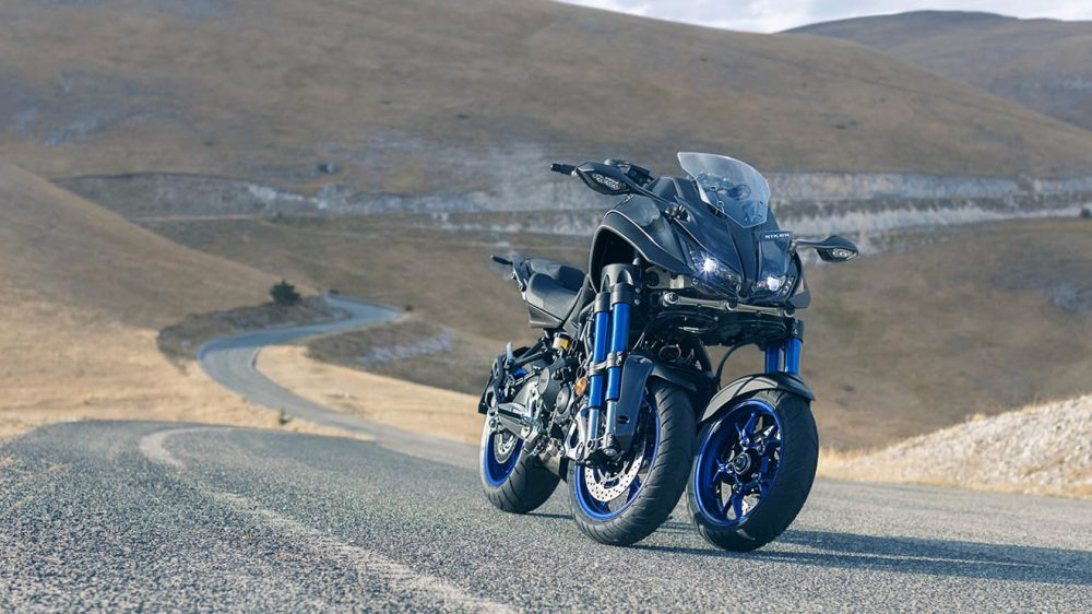 yamaha niken üç tekerlekli motosiklet