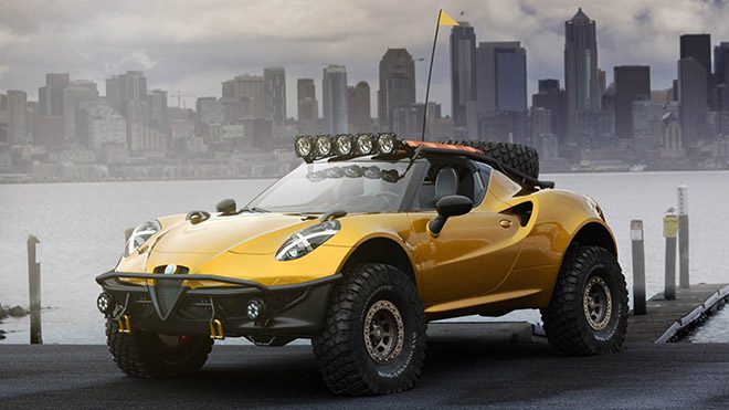 alfa romeo 4c dakar