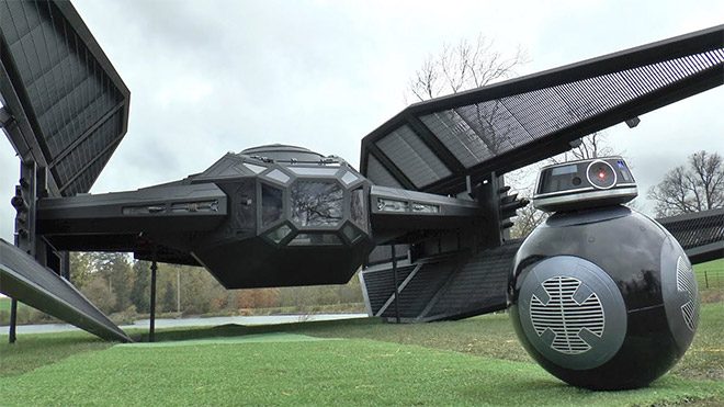 Colin Furze Star Wars: The Last Jedi TIE Silencer