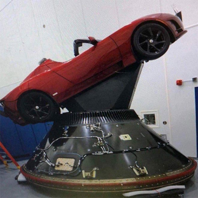 Elon Musk Tesla Roadster SpaceX Falcon Heavy