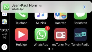 WhatsApp Apple CarPlay