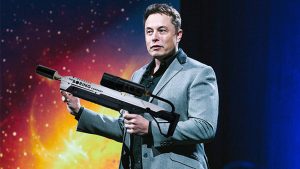 Elon Musk alev silahı