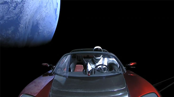 Marsa Fırlatılan Tesla Roadster Ve Sürücüsü Starmane Veda