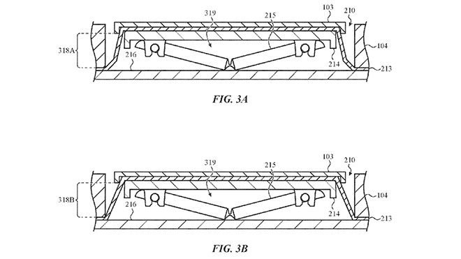 apple klavye patent