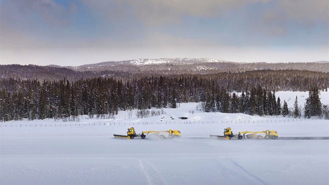 Yeti Snow Technology sürücüsüz kar küreme aracı