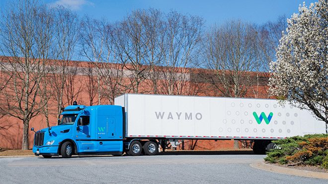 Waymo Google sürücüsüz kamyon