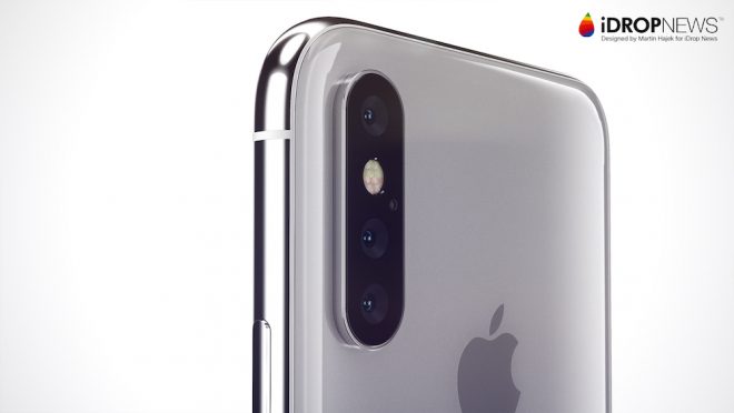 Üç arka kameralı Apple iPhone