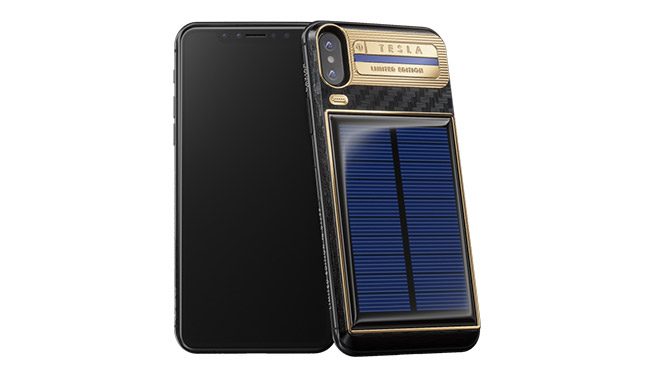 Caviar iPhone X Tesla