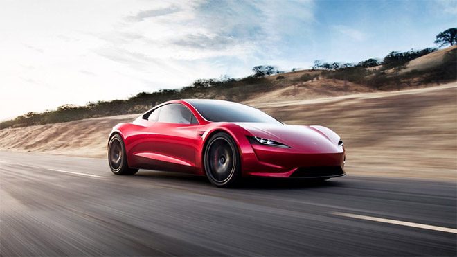 Tesla Roadster Elon Musk