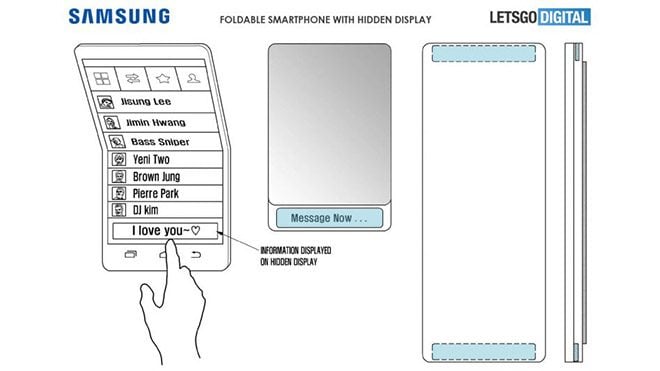 Samsung Galaxy X katlanabilir akıllı telefon