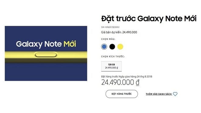 Galaxy Note 9