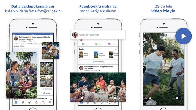 Facebook Lite iOS Türkiye