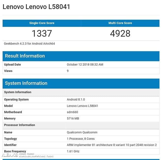 Lenovo S5 Prp