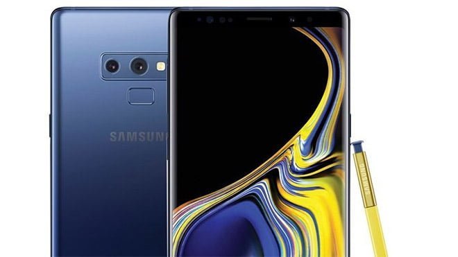 Samsung Galaxy Note 9 güncellemesi