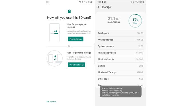 Samsung Galaxy Note 9, Samsung Galaxy S9 Android Pie