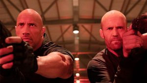 Dwayne Johnson ve Jason Statham Hızlı ve Öfkeli