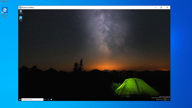 Microsoft Windows 10 Windows Sandbox