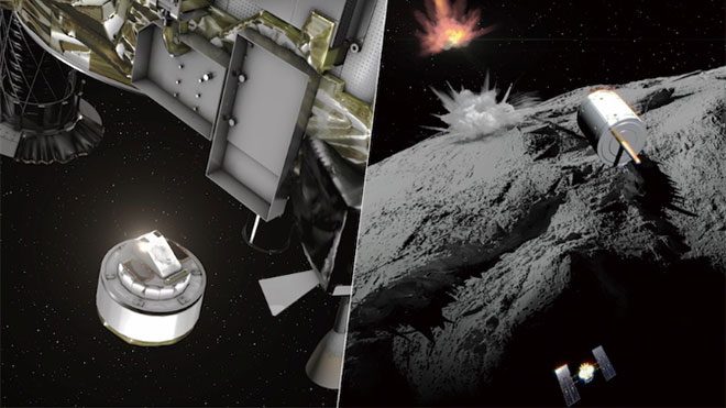 Hayabusa 2 ryugu uzay aracı bomba