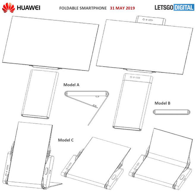 Huawei katlanabilir telefon