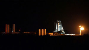 SpaceX Starhopper Spaceship