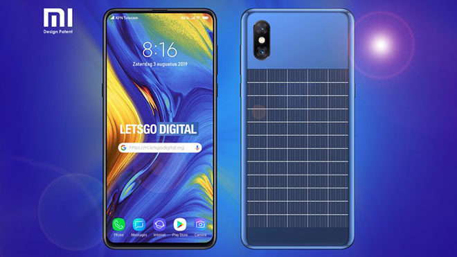 Xiaomi güneş panelli telefon