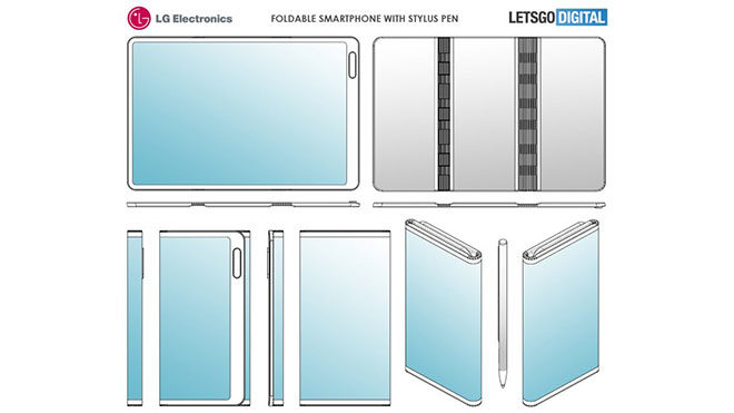 LG katlanabilir telefon