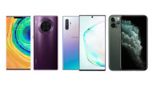 Huawei Mate 30 Pro, Samsung Galaxy Note 10 Plus ve iPhone 11 Pro Max karşılaştırması