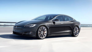 Elon Musk Tesla Model S Porsche Taycan