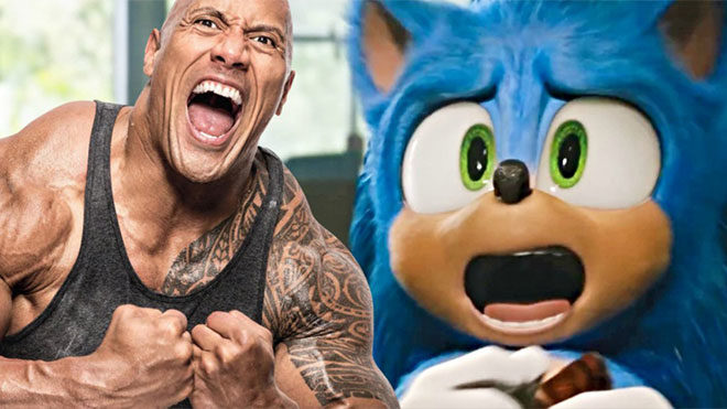 Sonic the Hedgehog Dwayne Johnson