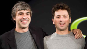 Larry Page ve Sergey Brin Google Sundar Pichai