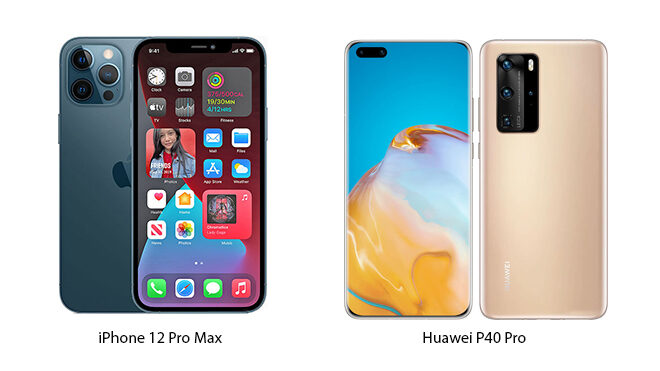 Tegenstrijdigheid Reactor Nationaal Comparison of iPhone 12 Pro Max and Huawei P40 Pro