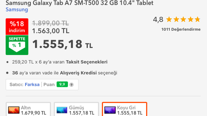 Samsung Galaxy Tab A7