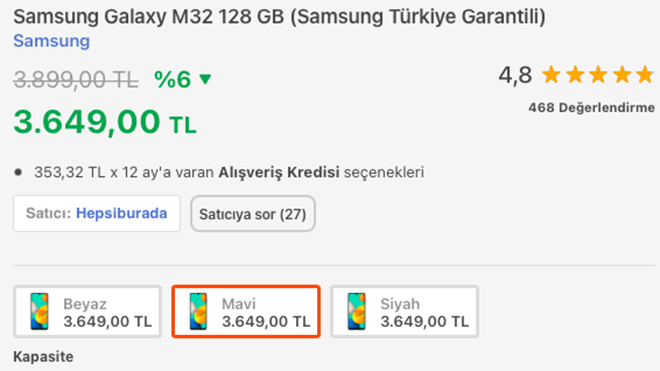 Samsung Galaxy M32