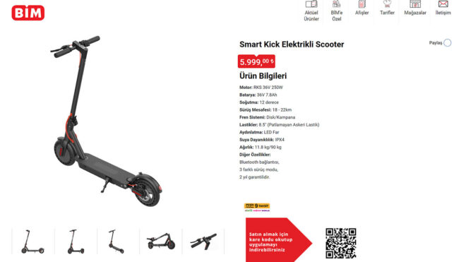 Rks Smart Kick Scooter I In Yeni B M F Rsat Log