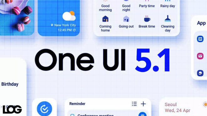 Samsung One UI 5.1 LOG Tasarım