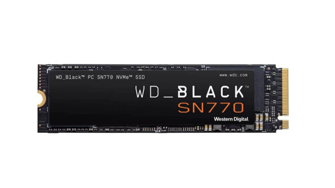 Western Digital Black SN770 NVMe SSD