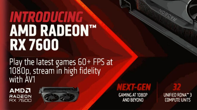 AMD Radeon RX 7600