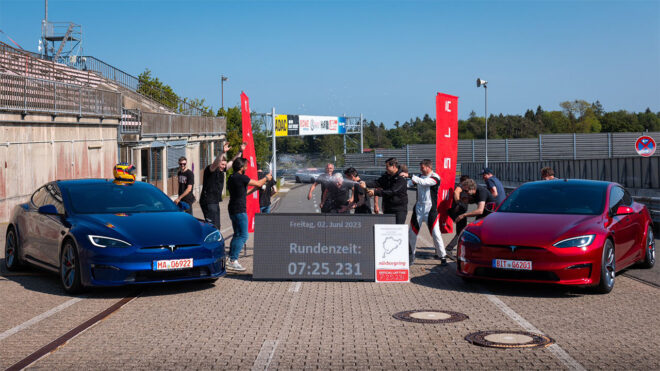 Tesla Model S Plaid, Nordschleife