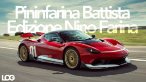 Pininfarina Battista Edizione Nino Farina LOG Tasarım