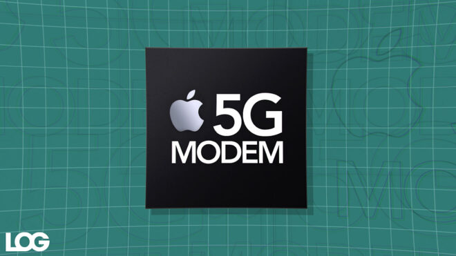 Apple 5G modem LOG Tasarım